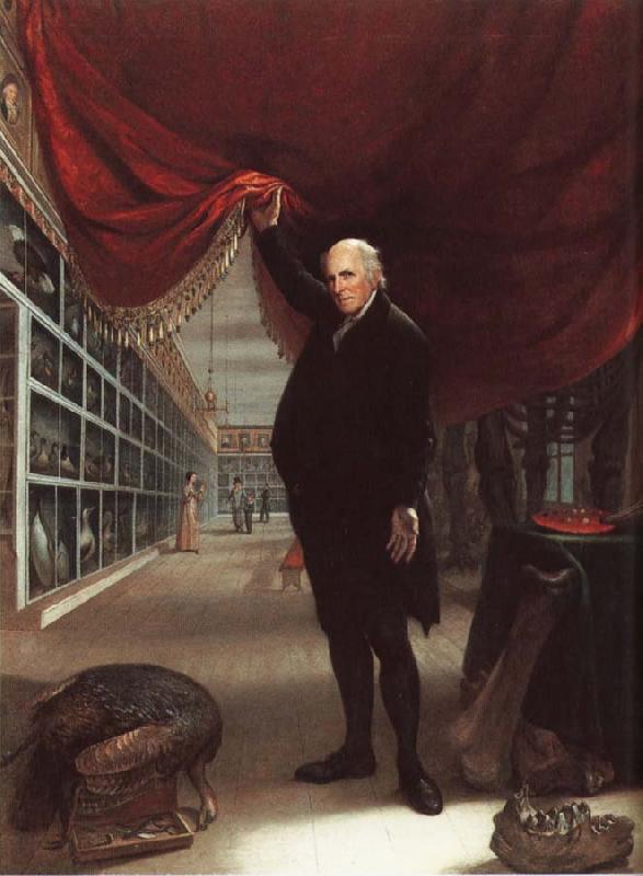 Charles Wilson Peale Artist in the Museum oil painting picture